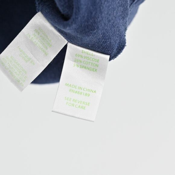 LILLY PULITZER Joyce Shift Dress Sz XS UPF 50+ True Navy 3/4 Sleeve Patch Pocket - Picture 12 of 13